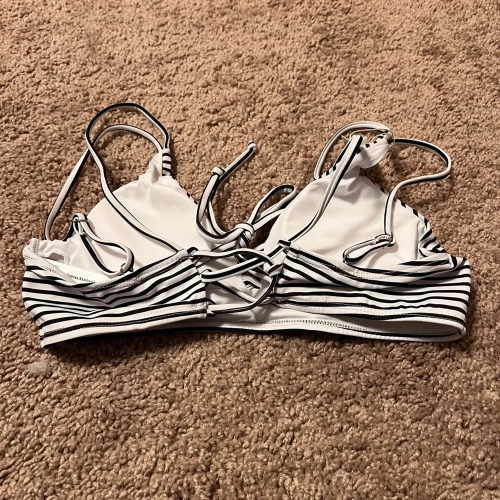Womens Striped Bikini Top - Picture 5 of 5